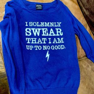 Registered Harry Potter sweater size small.